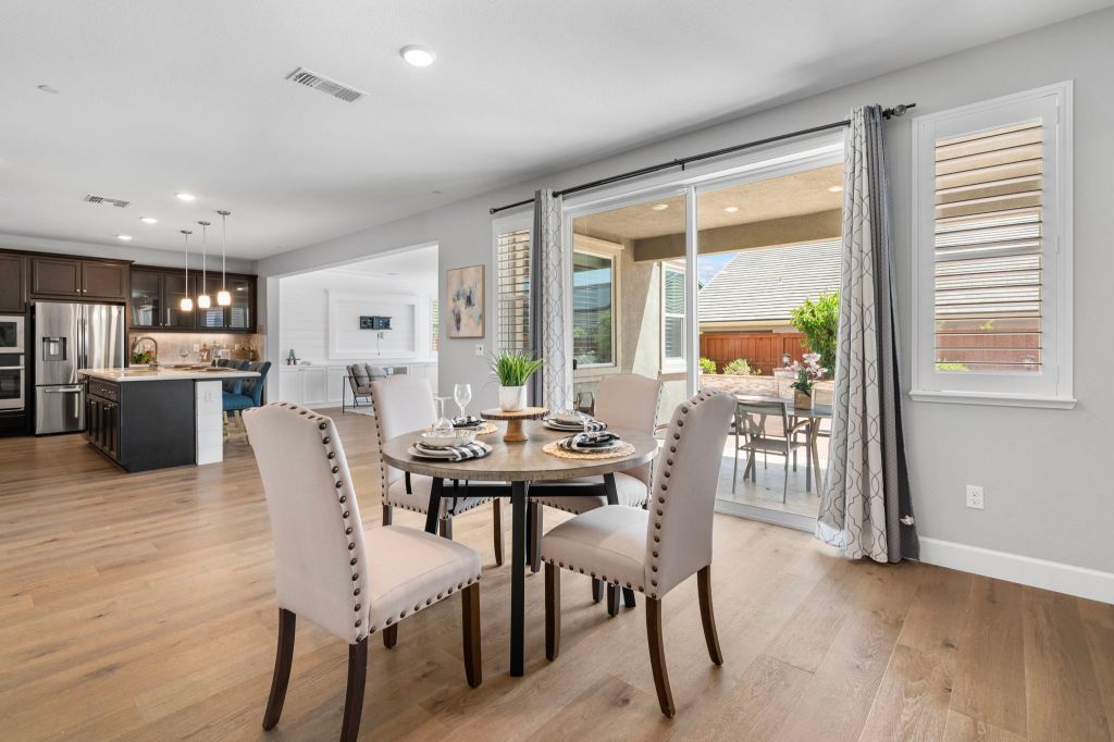 Professionally prepared Northern California home interior
