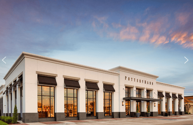 Contemporary commercial retail property exterior